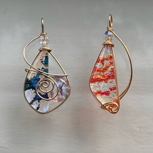 Handmade Blown Glass Pendants